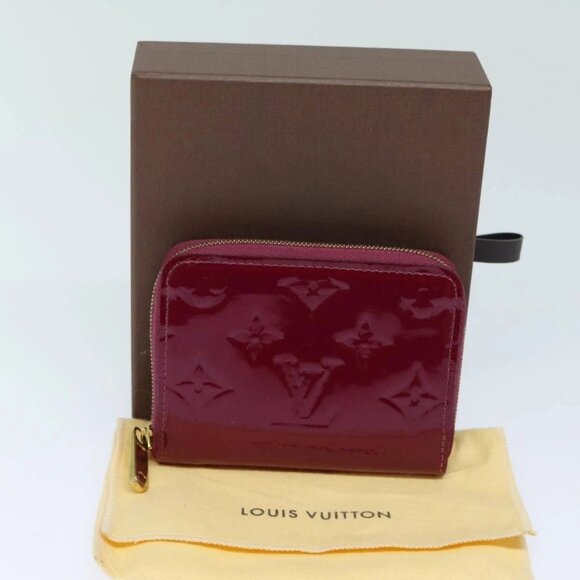LOUIS VUITTON Monogram Vernis Zippy Coin Purse Wallet Purple - Picture 11 of 15